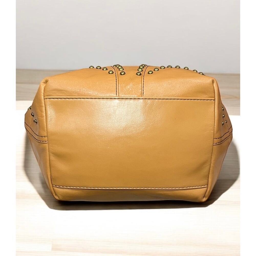 Isabella Fiore Leather Studded Tote Bag - Picture 6 of 14